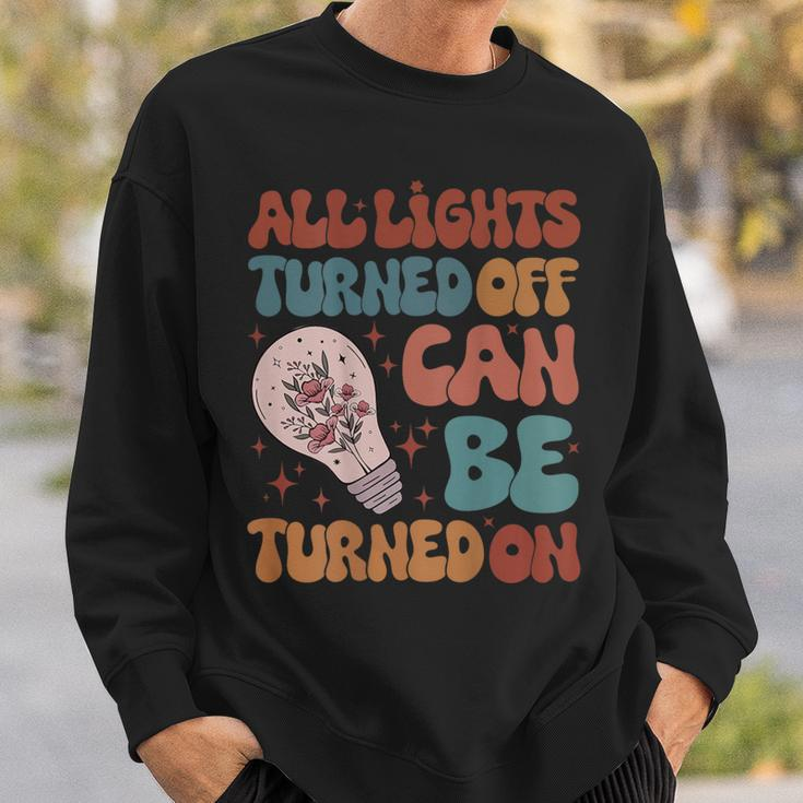 All Lights Turned Off Can Be Turned On On Back Sweatshirt Gifts for Him