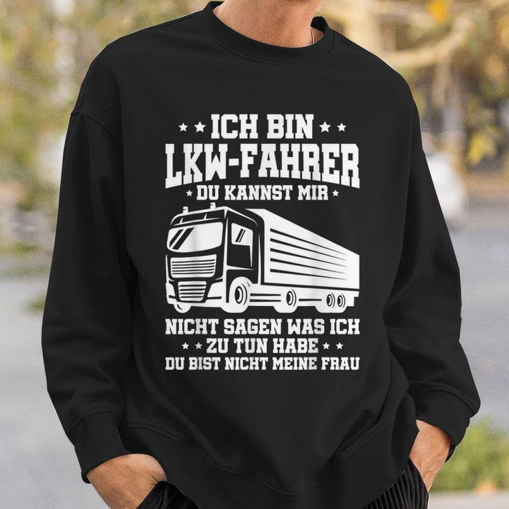 Lkw-Fahrer Lustiges Trucker Ich Bin Lkwfahrer Truck Sweatshirt Geschenke für Ihn