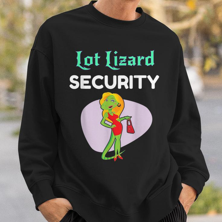 Lot Lizard Security Trailer Park Redneck Sweatshirt Gifts for Him