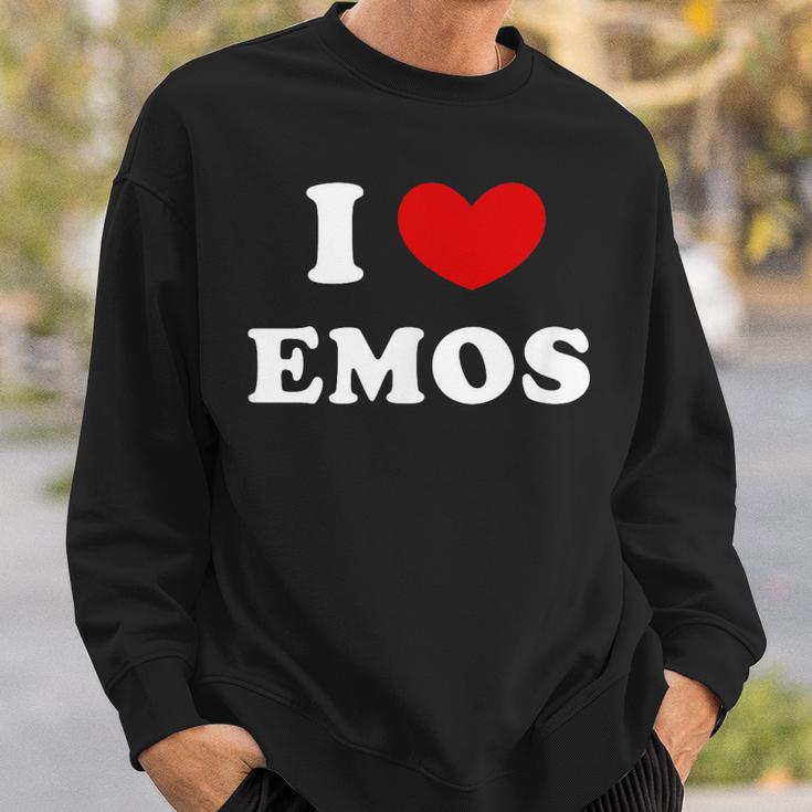 I Love Emos I Love Emos Sweatshirt Geschenke für Ihn