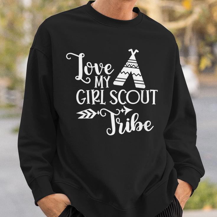 Love My Girls Scout Tribe Scout Leader Scout Spirit Scout Sweatshirt Gifts for Him