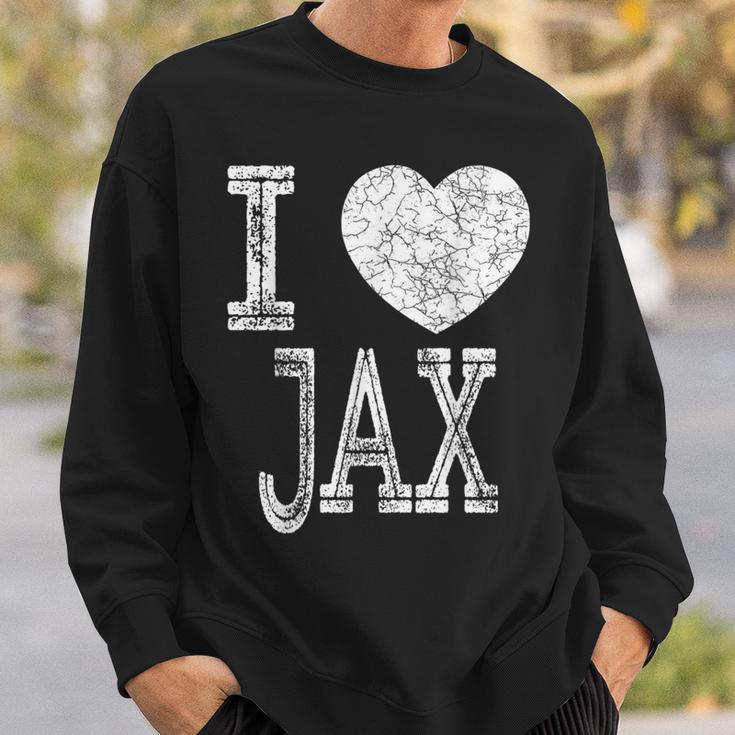 I Love Jax Valentine Boyfriend Son Boy Heart Husband Name Sweatshirt Gifts for Him