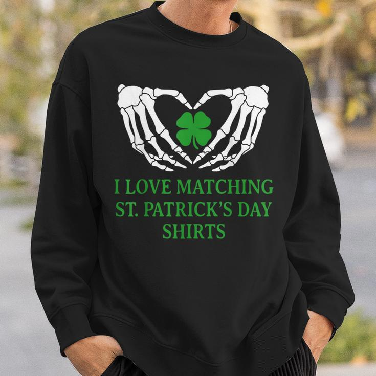 I Love Matching St Patrick's Day Couples Matching Sweatshirt Gifts for Him