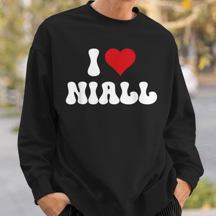 I Love Niall I Heart Niall Valentine's Day Sweatshirt Gifts for Him