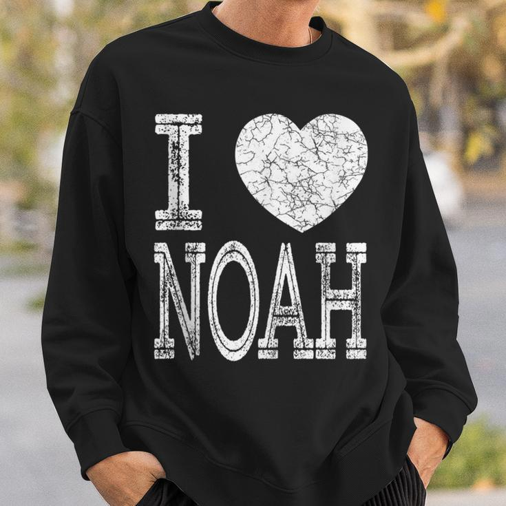 I Love Noah Valentine Boyfriend Son Husband Name Sweatshirt Gifts for Him