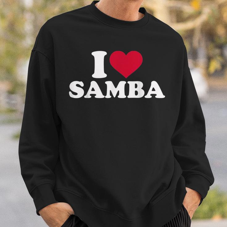 I Love Samba Sweatshirt Geschenke für Ihn