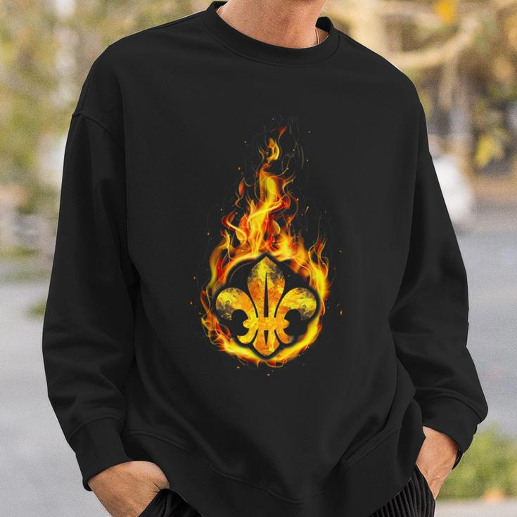 I Love Scouting Fire Scout Leader Best Cool Scout Sweatshirt Gifts for Him