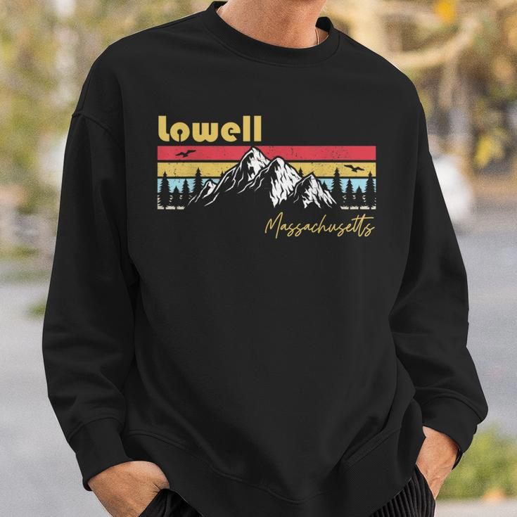 Lowell Massachusetts Roots Hometown Vintage Home State Pride Sweatshirt Gifts for Him