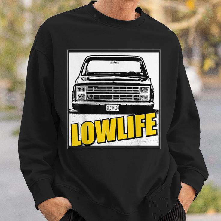 Lowered Truck Lowlife Classic Sweatshirt Gifts for Him