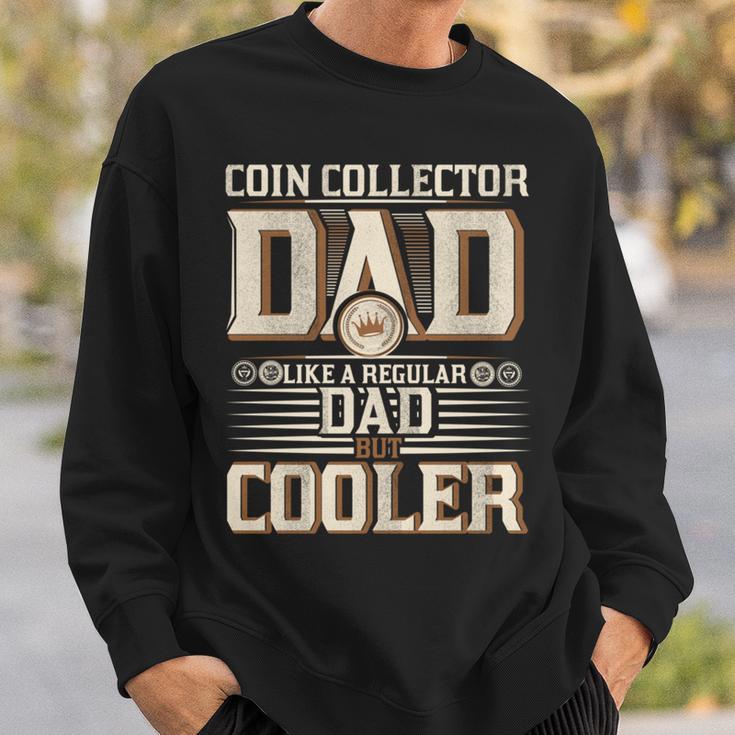 Lustiger Münzsammler Papa Numismatik Münzen Sammeln Sweatshirt Geschenke für Ihn