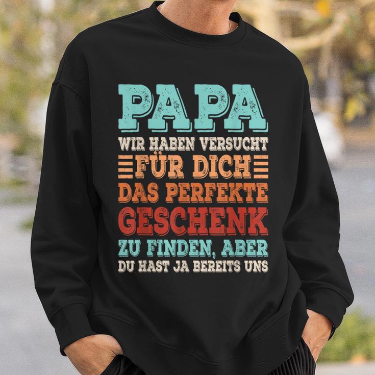 Lustiger Papa Spruchateratertag Retro Sweatshirt Geschenke für Ihn