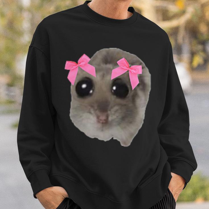 Lustiges Hamster Hamsti Dame Meme Sweatshirt Geschenke für Ihn