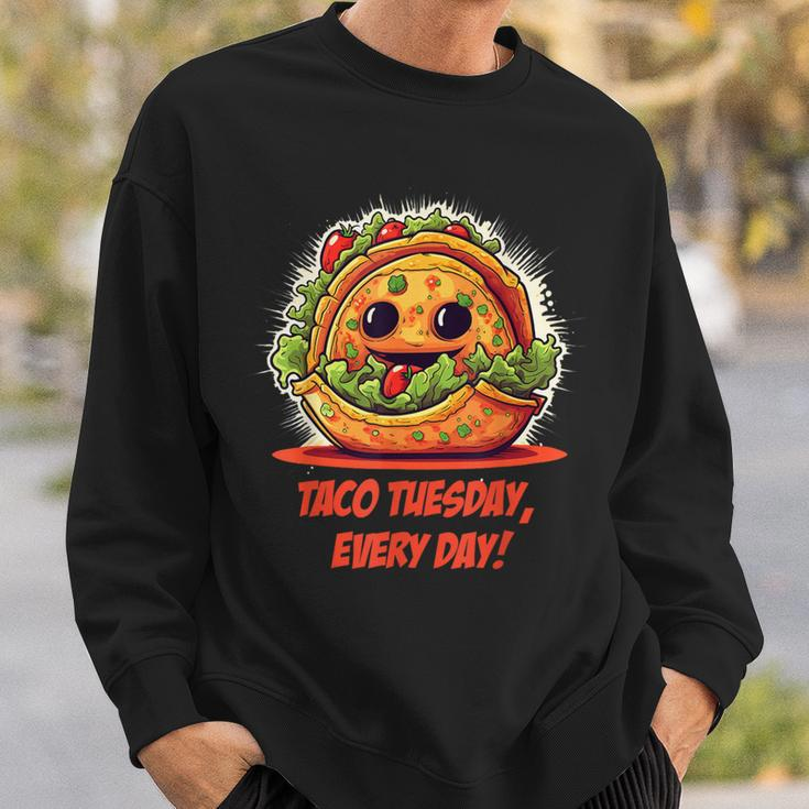 Lustiges Taco Sweatshirt, Taco Tuesday Motiv - Schwarz Geschenke für Ihn