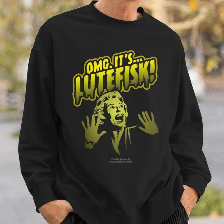 Lutefisk Horror Movie Lutefisk Sweatshirt Gifts for Him