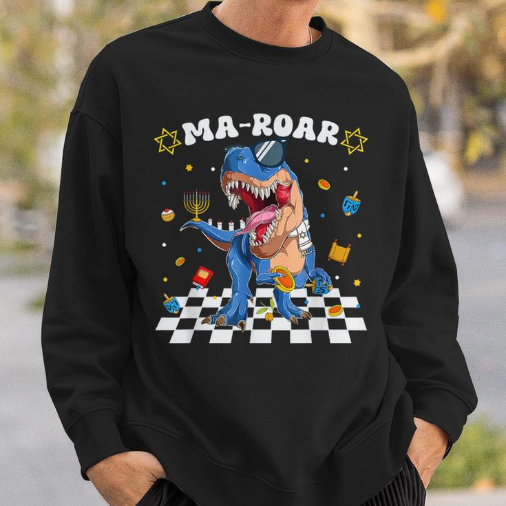 Ma-Roar Passover Jewish Holiday Dinosaur Dino Seder Jewish Sweatshirt Gifts for Him