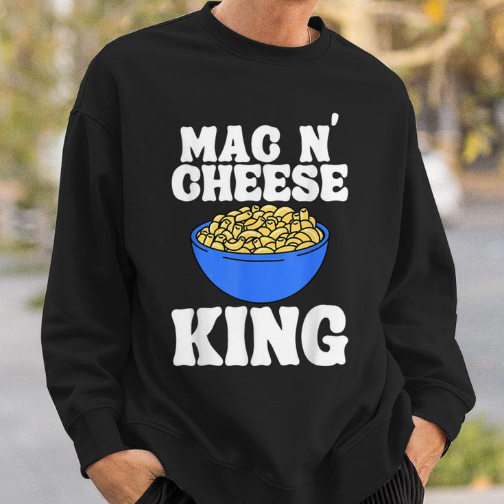 Mac N' Cheese King Macaroni Comfort Food Pasta Lover Sweatshirt Gifts for Him