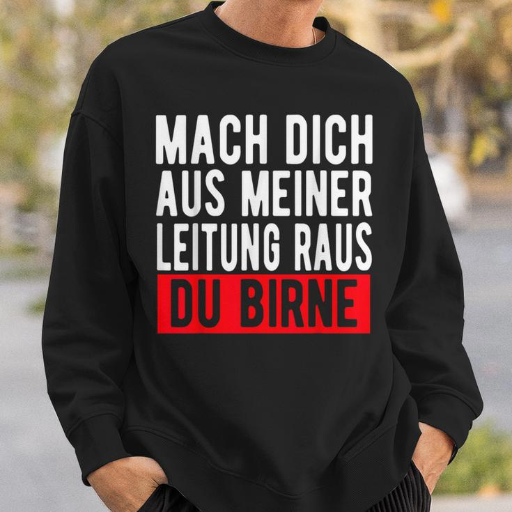 Mach Dich Aus Meiner Leitung Du Pörne Ritter Meme Sweatshirt, Witziges Meme-Sweatshirt Geschenke für Ihn