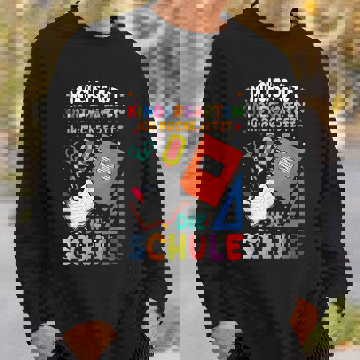 Machs Gut Kindergarten Ich Rocke Jetzt Die Schule Sweatshirt Geschenke für Ihn