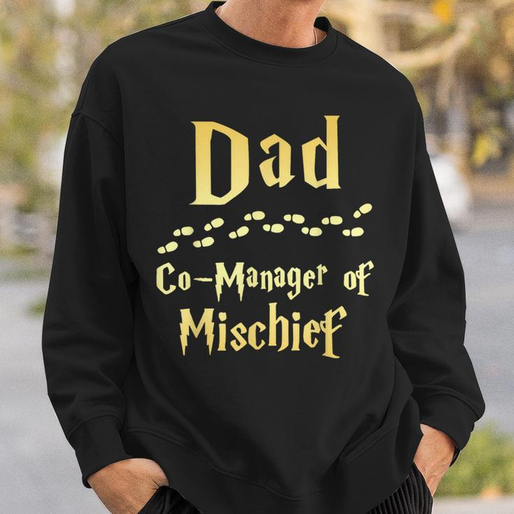 Magical Dad Manager Of Mischief Birthday Family Matching Sweatshirt Gifts for Him