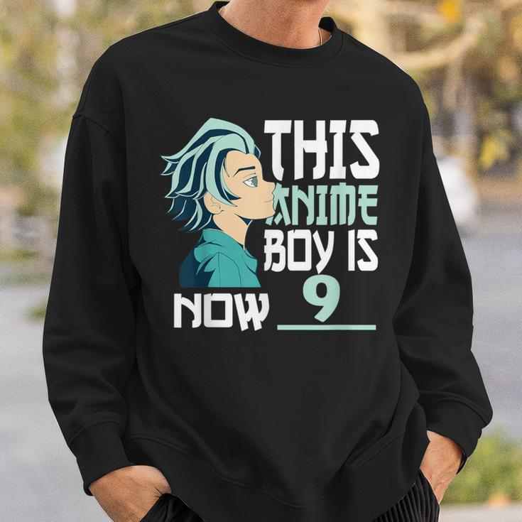 Manga This Anime Boy Is Now 9 Years Old 9 Th Birthday Sweatshirt Gifts for Him
