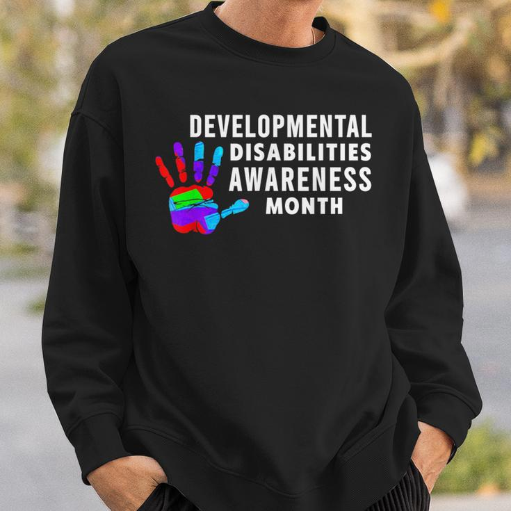 March Is Developmental Disabilities Awareness Month Sweatshirt Gifts for Him