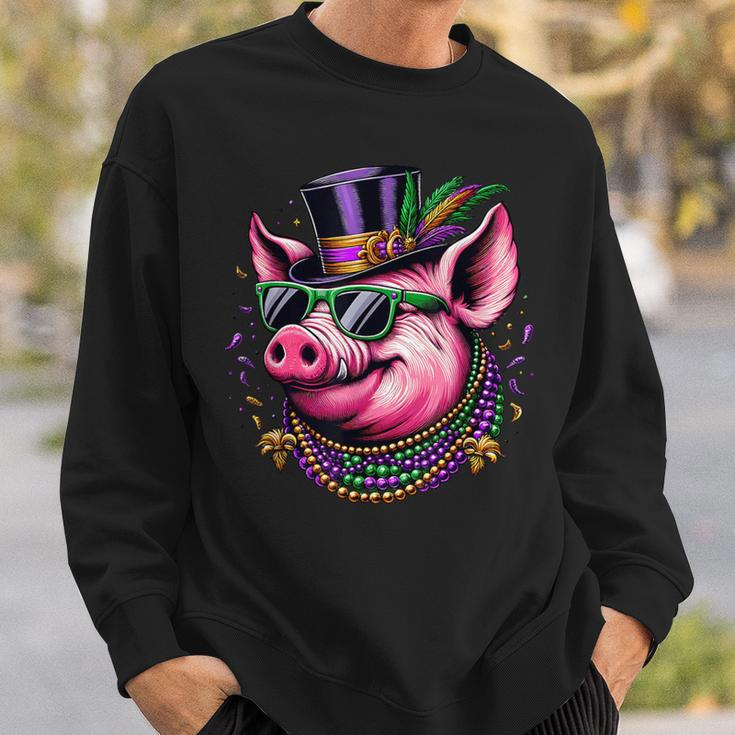 Mardi Gras Pig Sweatshirt Gifts for Him