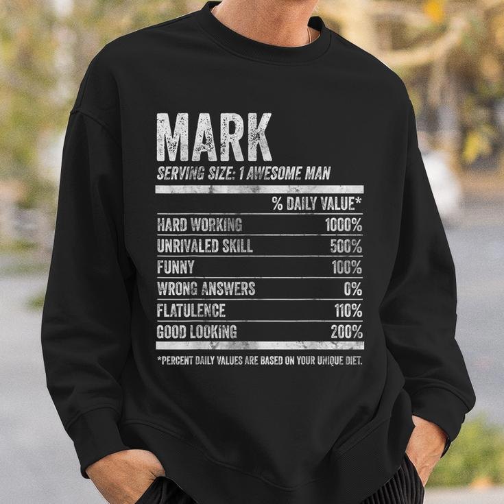 Mark Nutrition Personalized Name Name Facts Sweatshirt Gifts for Him