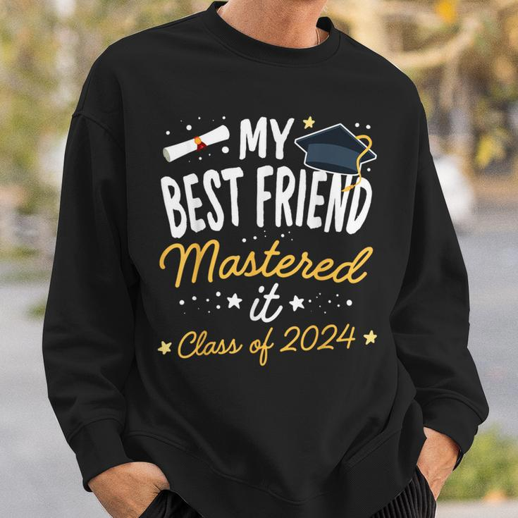 Masters Graduation My Best Friend Mastered It Class Of 2024 Sweatshirt Gifts for Him