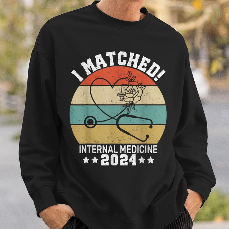 I Matched Internal Medicine 2024 Medical Resident Match Day Sweatshirt Gifts for Him