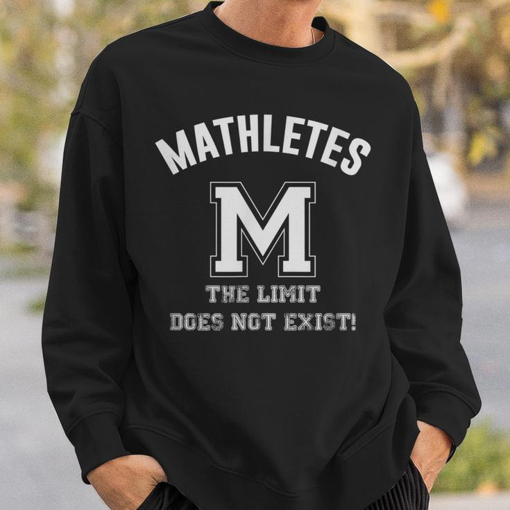 Mathlete The Limit Does Not Exist Math Club Sweatshirt Gifts for Him