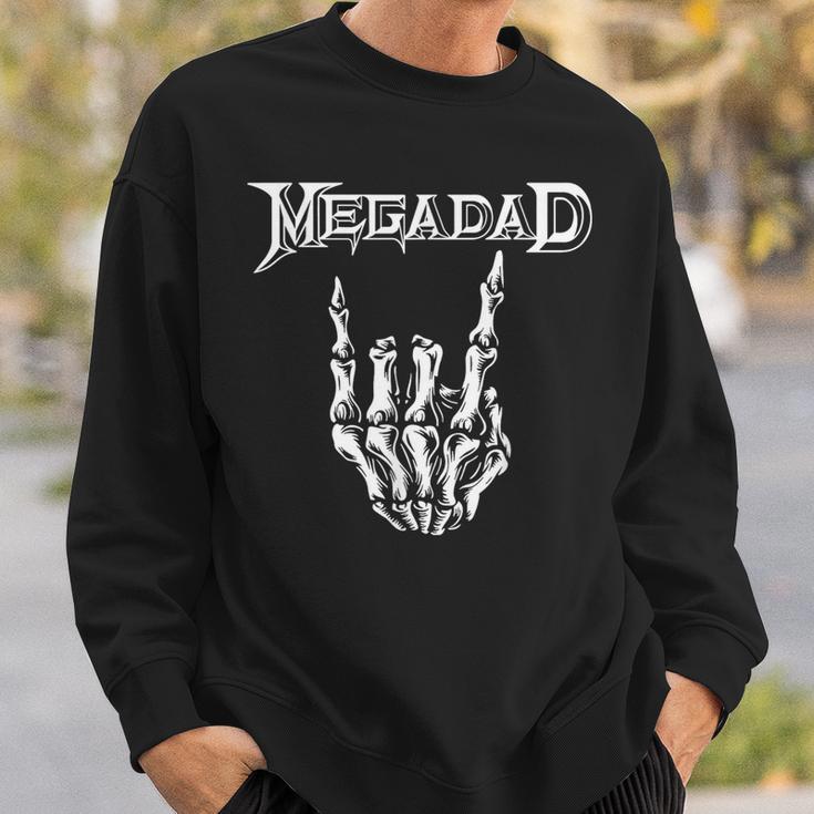 Megadad Retro 90S Hard Rock Band Heavy Metal Father's Day Sweatshirt Gifts for Him