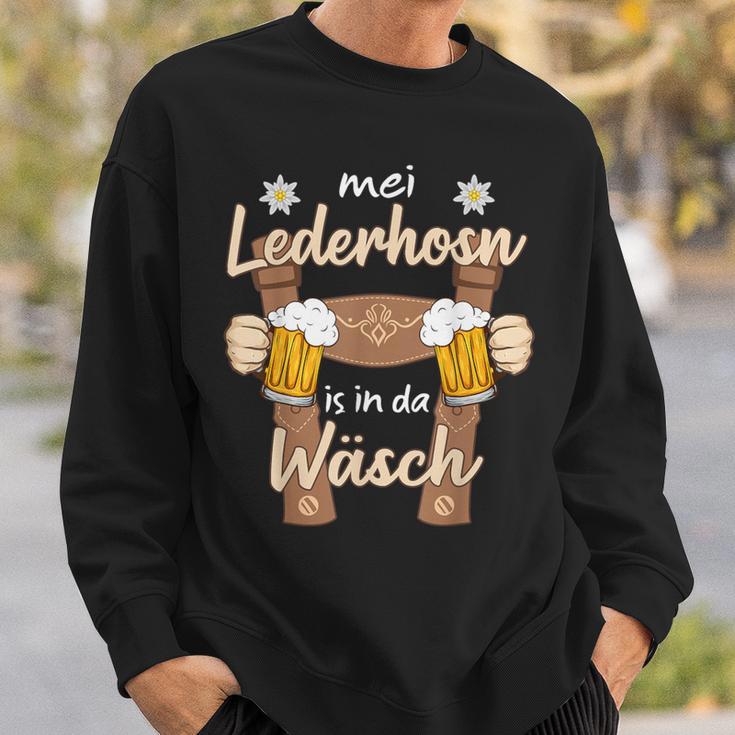 Mei Lederhosn Is In D Wäsch Oktoberfest Costume Replacement S Sweatshirt Geschenke für Ihn