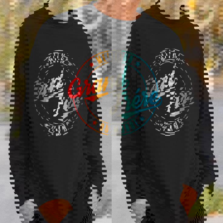 Meilleur Grand Frére Du Monde Cadeau Pour Grand Frére Sweater e Cadeaux pour lui