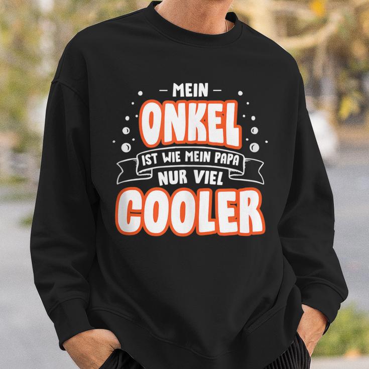 Mein Onkel Ist Wie Mein Papa Nuriel Cooler Sweatshirt Geschenke für Ihn