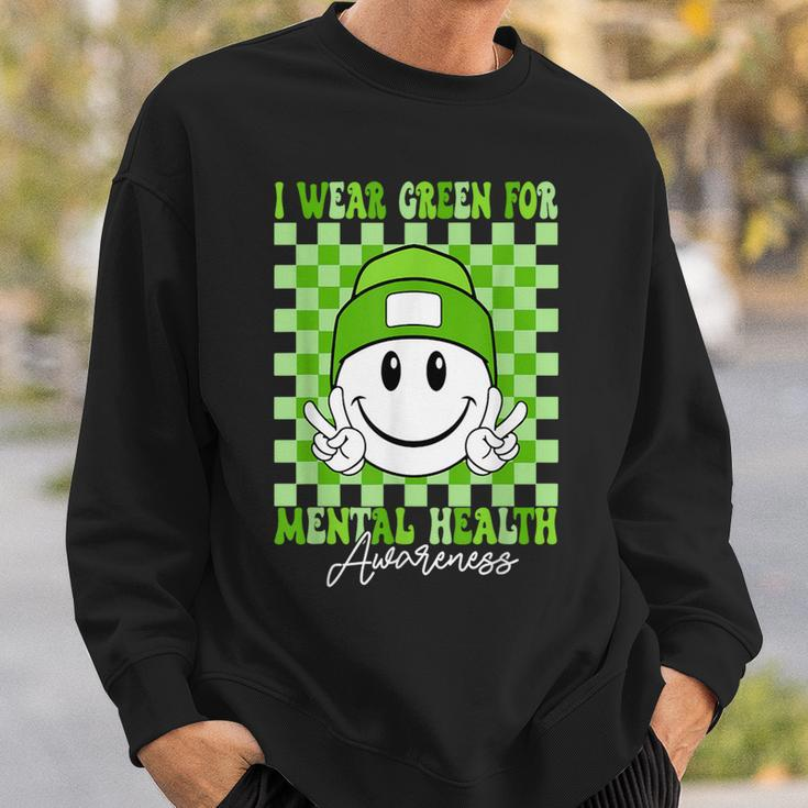 Mental Health Matters I Wear Green Mental Health Awareness Sweatshirt Gifts for Him