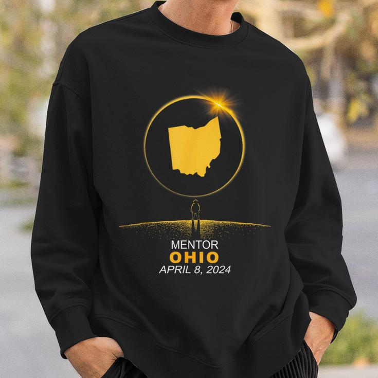 Mentor Ohio Total Solar Eclipse 2024 Sweatshirt Gifts for Him