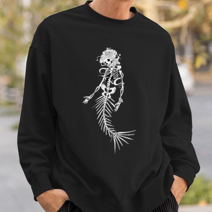 Mermaid Zombie Bones Skull Dead Sweatshirt Gifts for Him