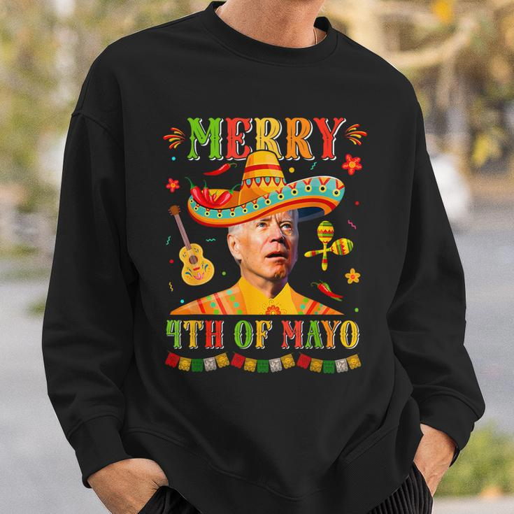 Merry 4Th Of Mayo Sombrero Joe Biden Cinco De Mayo Mexican Sweatshirt Gifts for Him