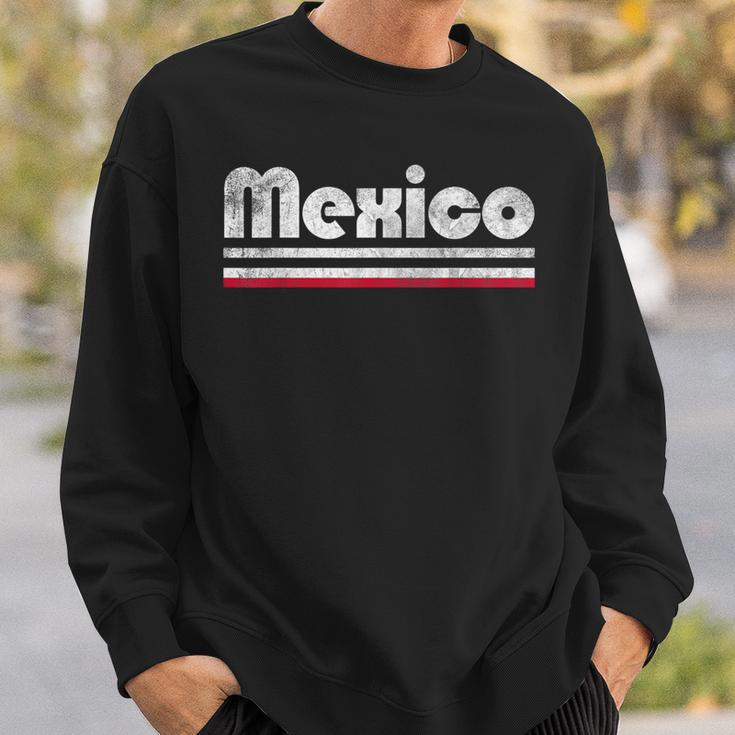Mexican Patriot Retro Vintage Flag Mexico Sweatshirt Gifts for Him