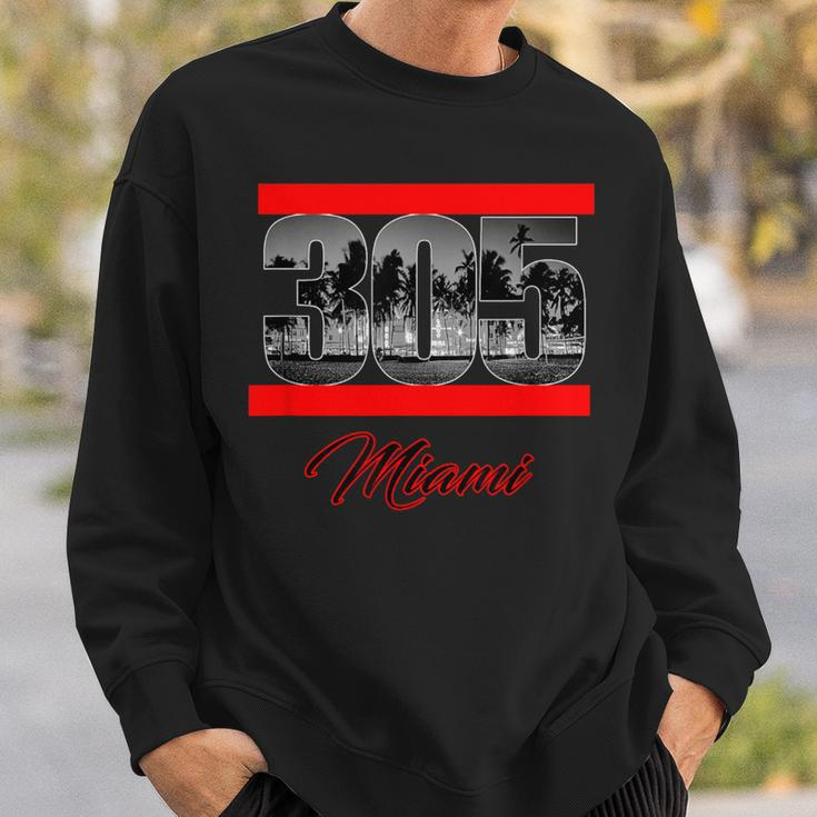 Miami Dade County South Florida 305 South Beach Sweatshirt Gifts for Him