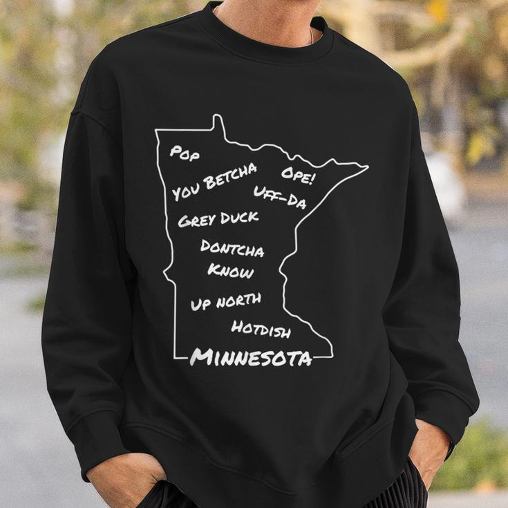 Minnesota Common Phrase Midwestern Sweatshirt Gifts for Him