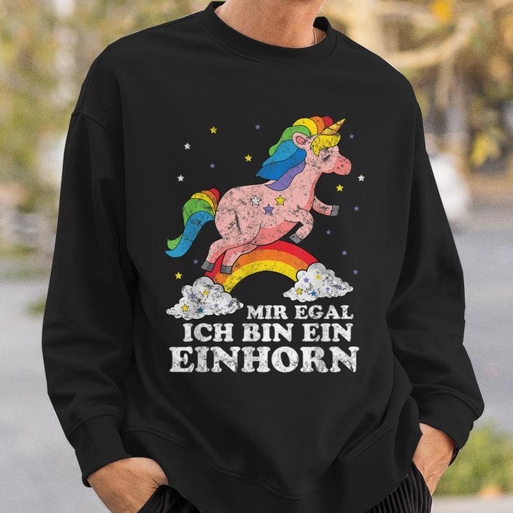 Mir Egal Ich Bin Ein Unicorn Fun Sweatshirt Geschenke für Ihn