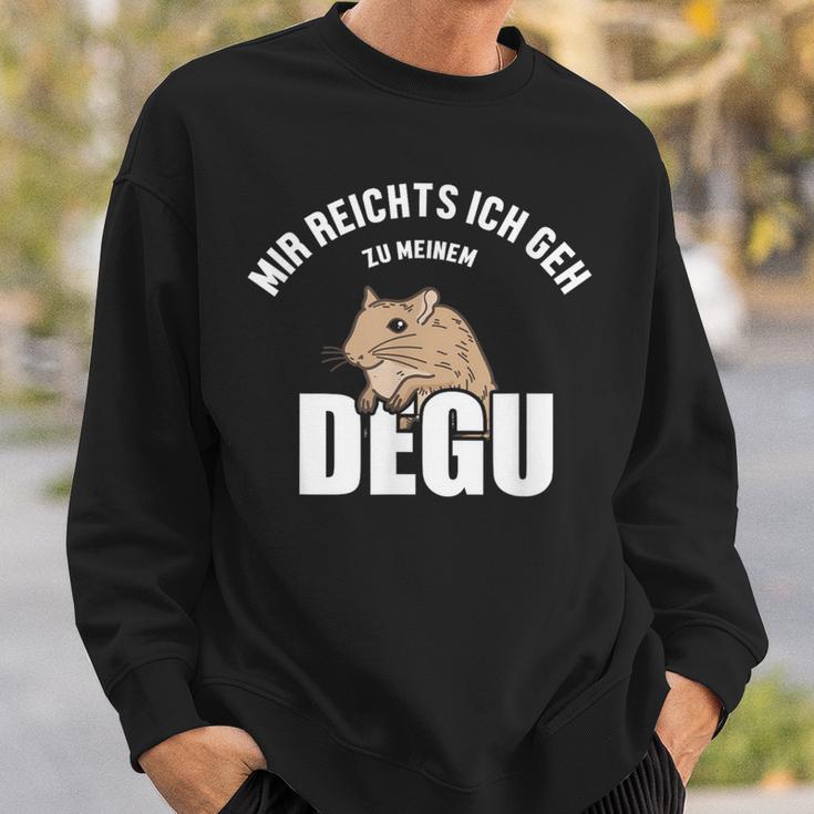 Mir Reichts Ich Geh Zum Degu Ratte Sweatshirt Geschenke für Ihn