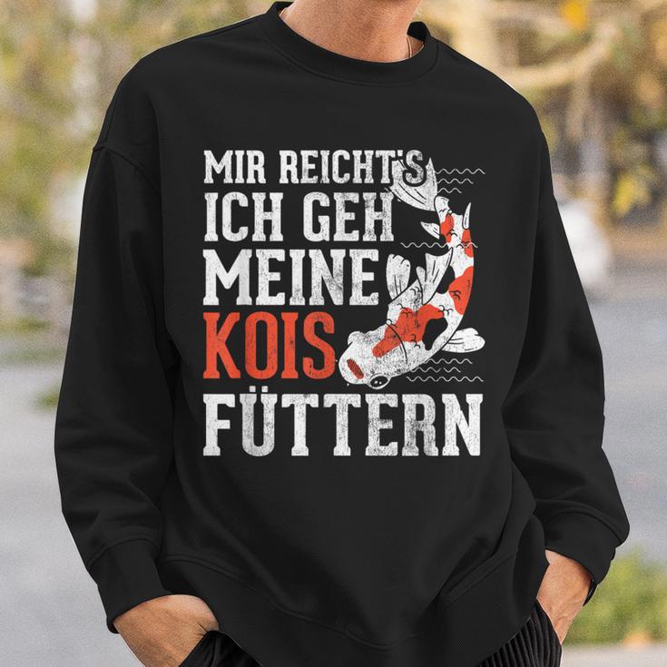 Mir Reicht's Kois Feeding Fish Aquarium Koi Sweatshirt Geschenke für Ihn