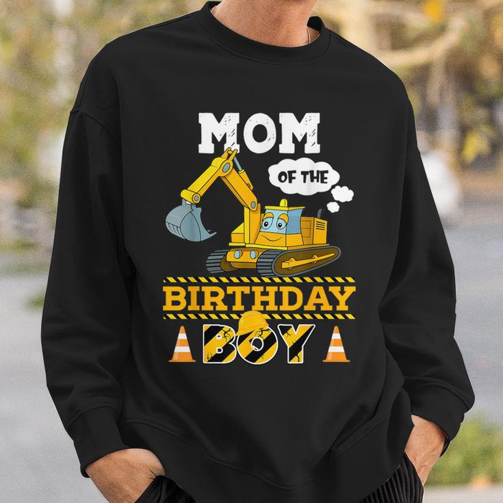 Mom Of The Birthday Boy Construction 1St Birthday Party Sweatshirt Gifts for Him