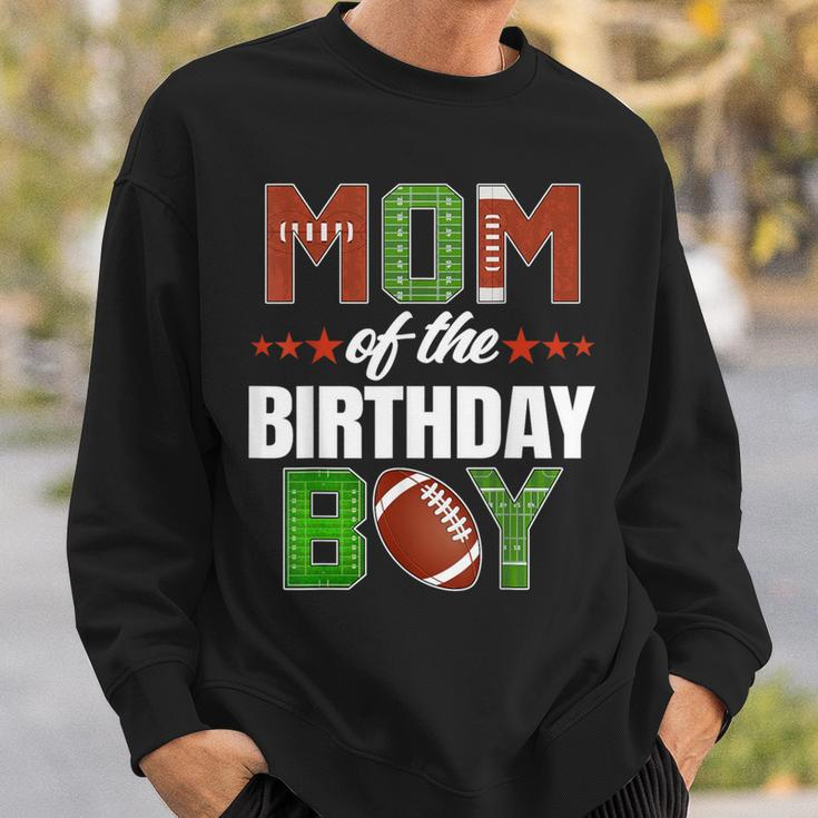 Mom Of The Birthday Boy Family Football Party Decorations Sweatshirt Gifts for Him