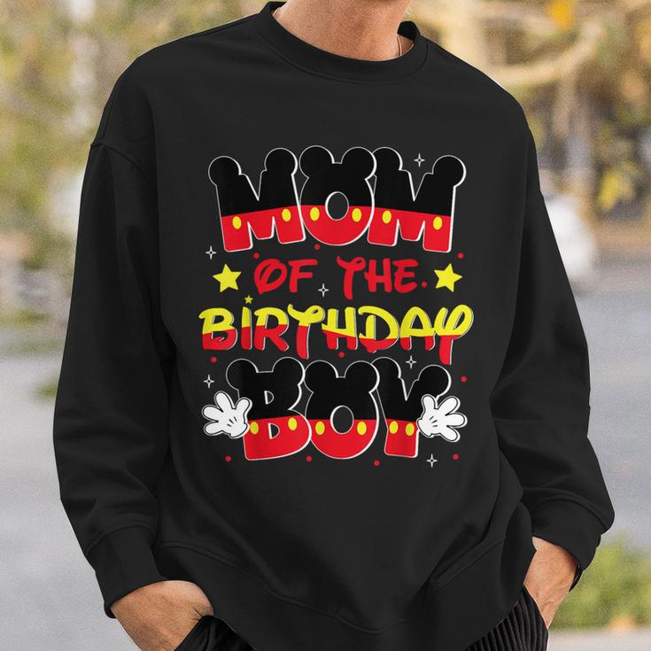 Mom And Dad Birthday Boy Mouse Family Matching Sweatshirt Gifts for Him