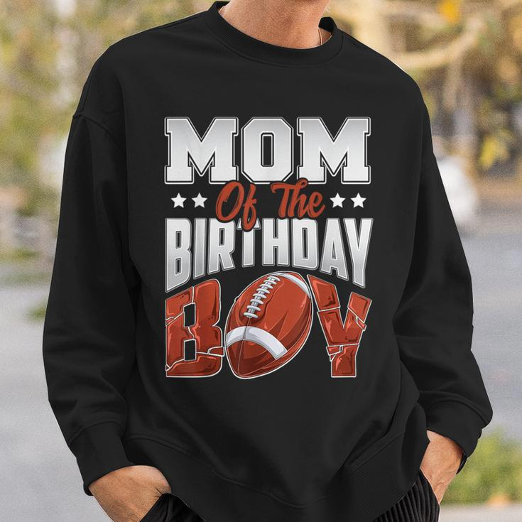 Mom Football Birthday Boy Family Baller B-Day Party Sweatshirt Gifts for Him