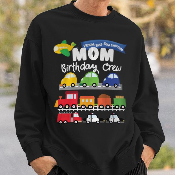 Mom Transportation Birthday Airplane Cars Fire Truck Train Sweatshirt Gifts for Him
