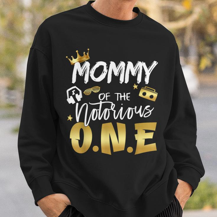 Mommy Of The Notorious One Old School Hip Hop 1St Birthday Sweatshirt Gifts for Him